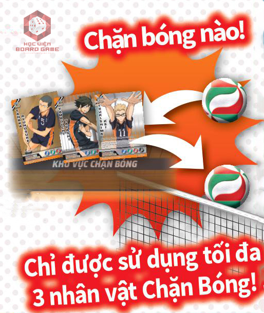 Hướng dẫn cách chơi boardgame Haikyu Volleyball Card Game