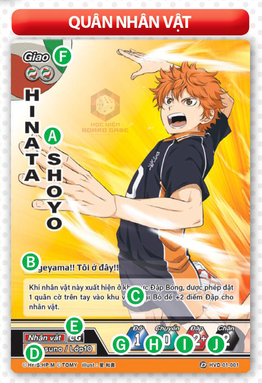 Hướng dẫn cách chơi boardgame Haikyu Volleyball Card Game