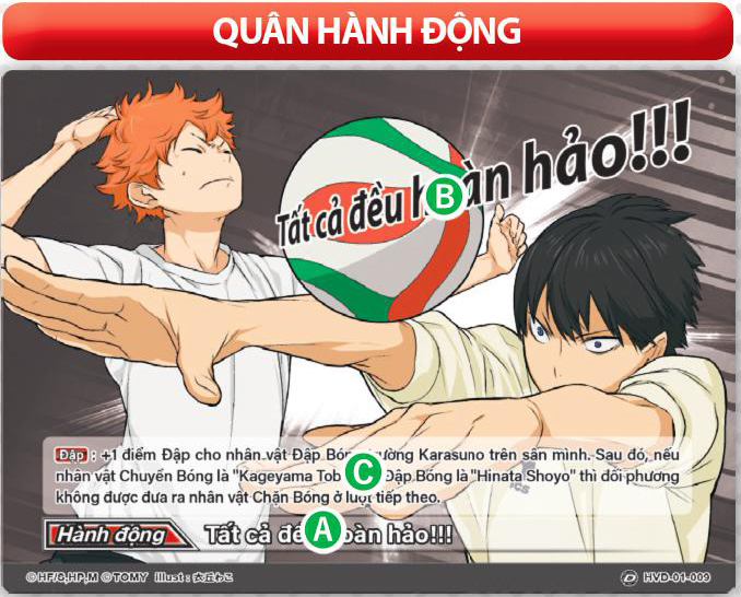 Hướng dẫn cách chơi boardgame Haikyu Volleyball Card Game